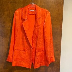 Satin Chinoiserie Blazer
